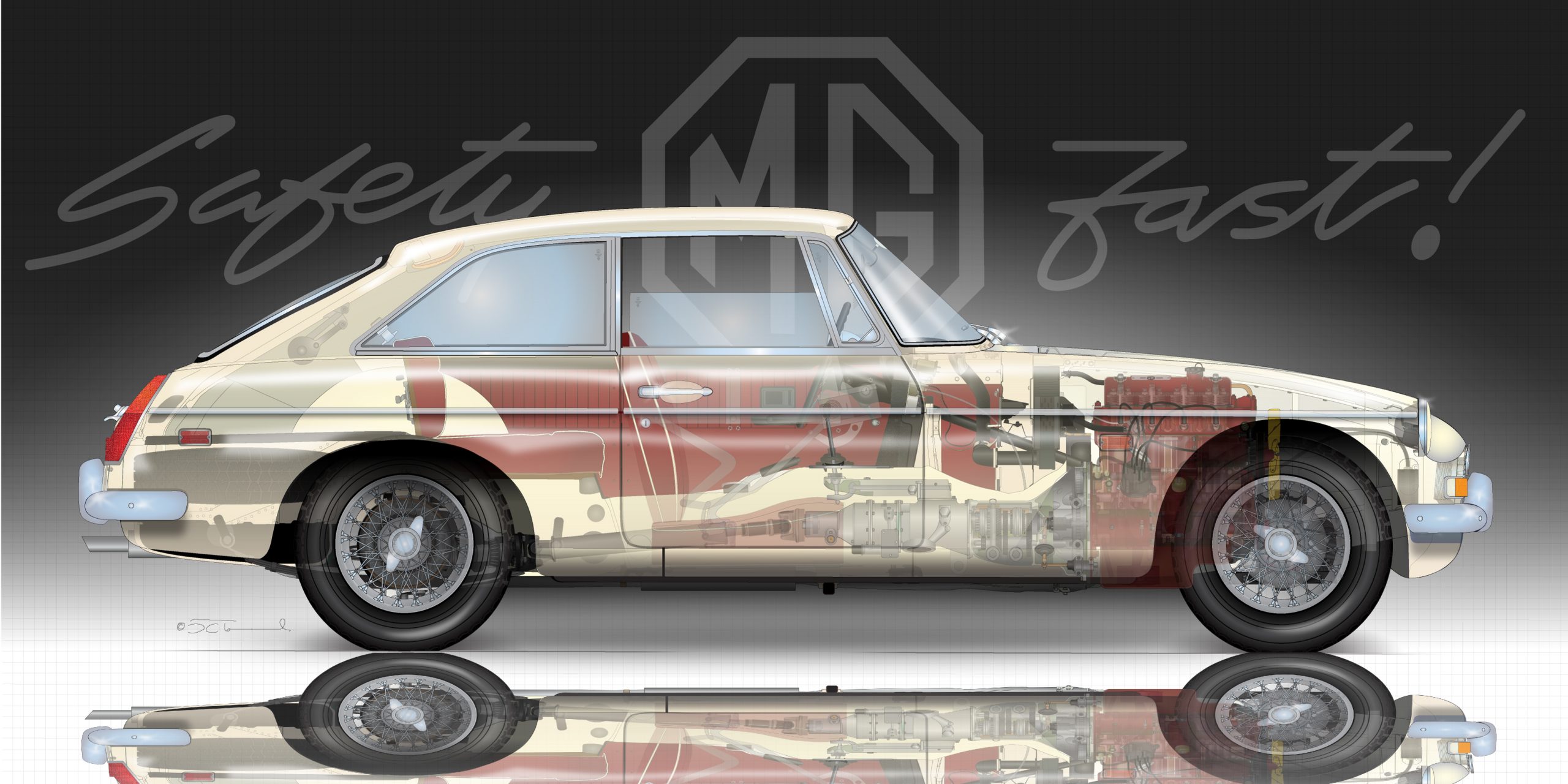 MGB 1962-80 - Sports Car Art