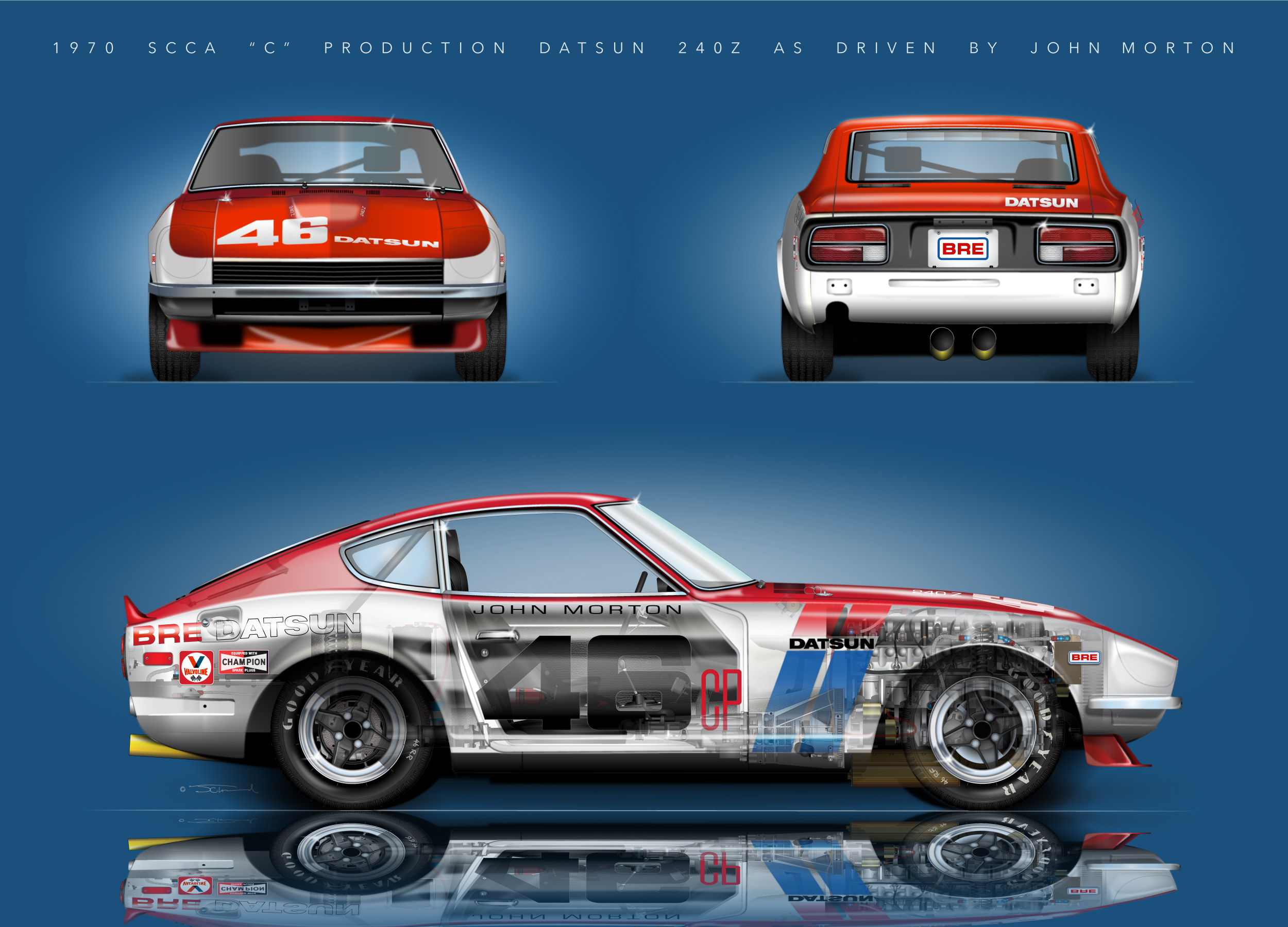 bre 240z race car