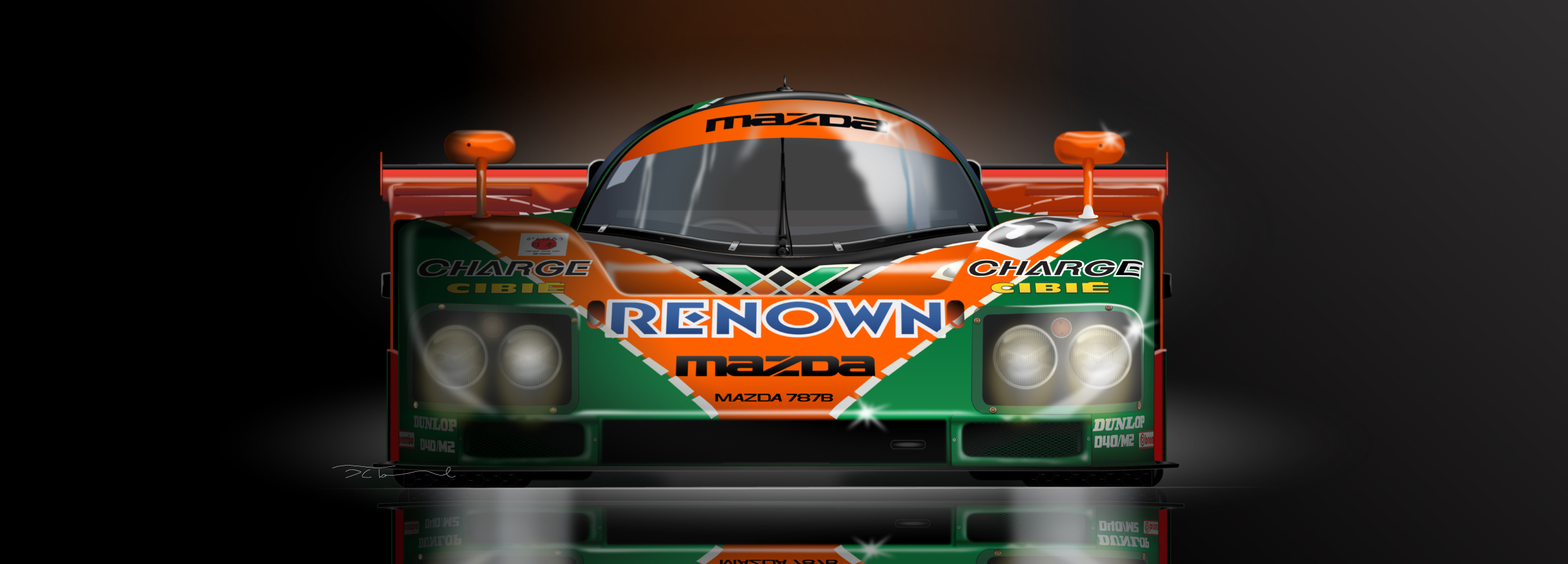 Mazda 787B – Sports Car Art