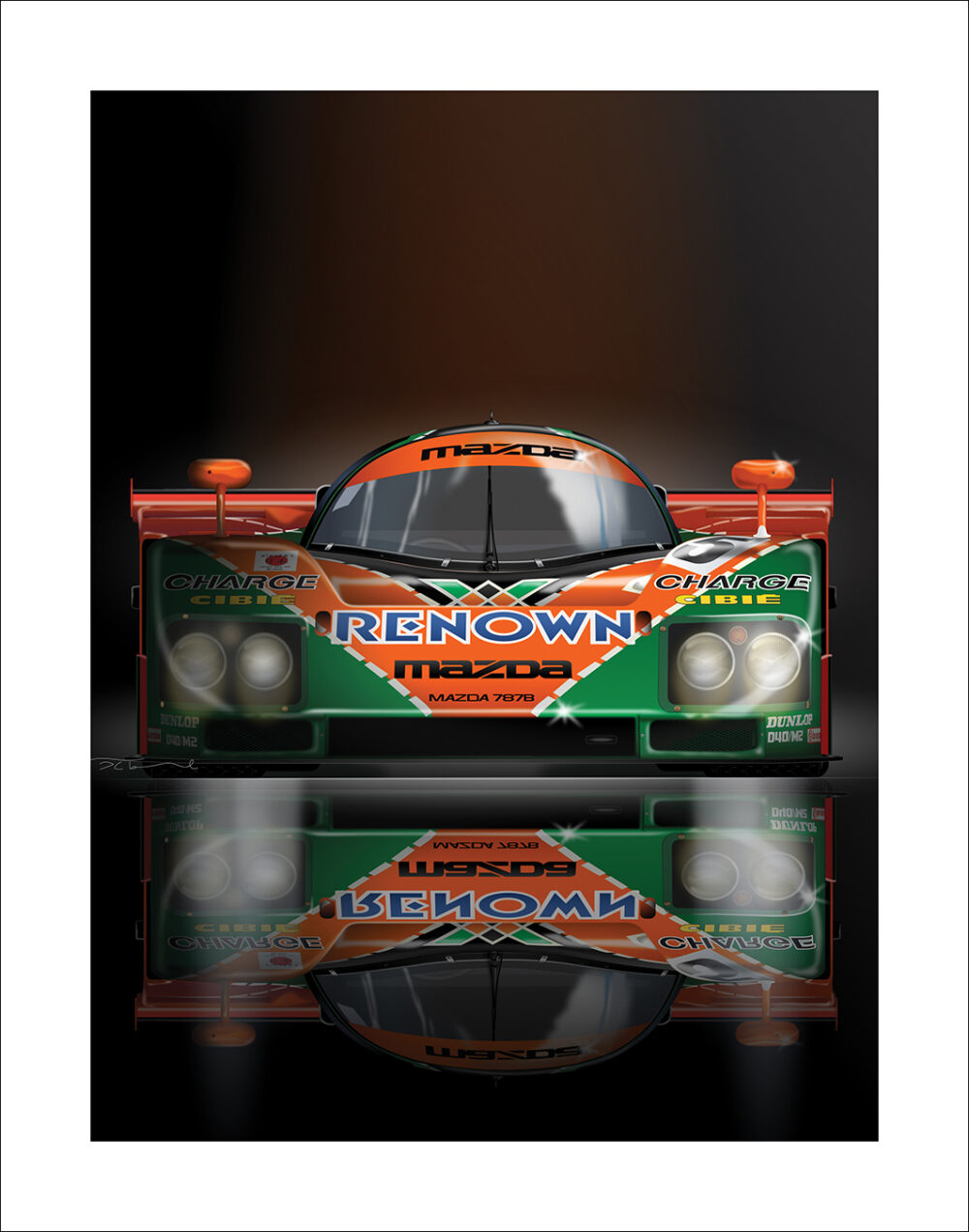 Mazda 787B - Sports Car Art